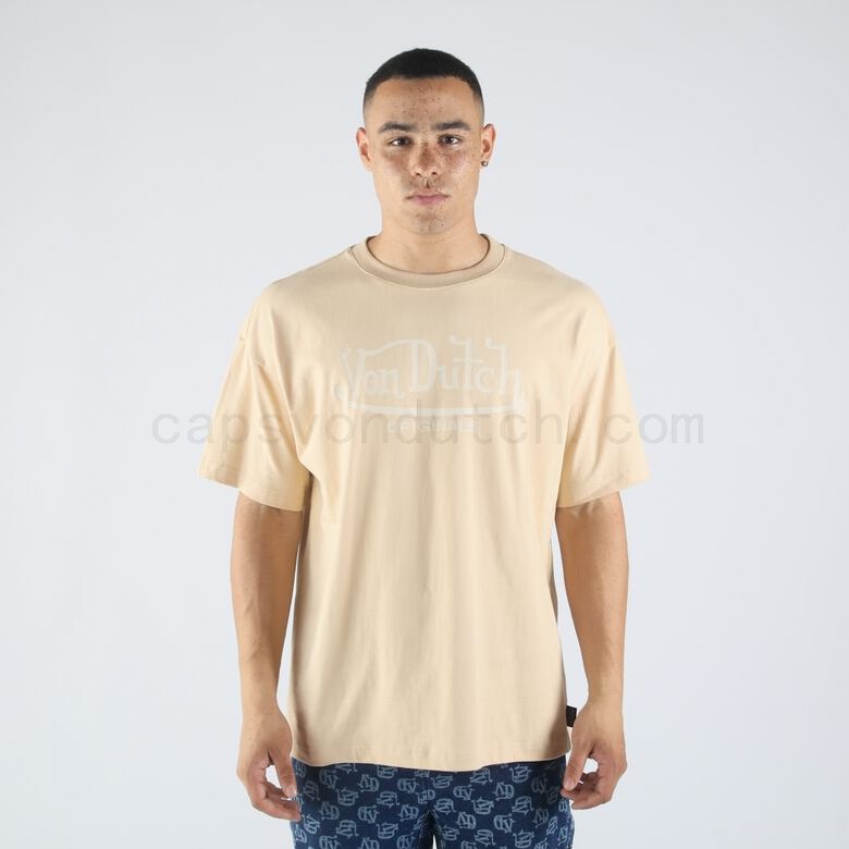 (image for) Von Dutch Originals -Lennon T-Shirt, beige F0817888-01234 Verkaufen Online